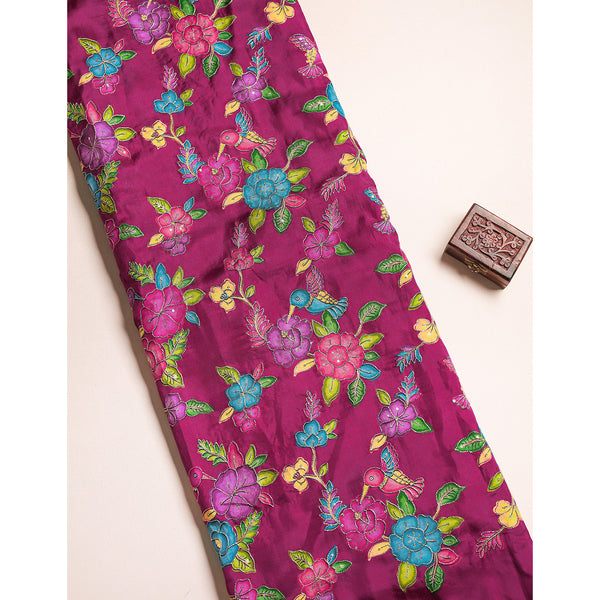 DOLA SILK EMBROIDERED FABRIC