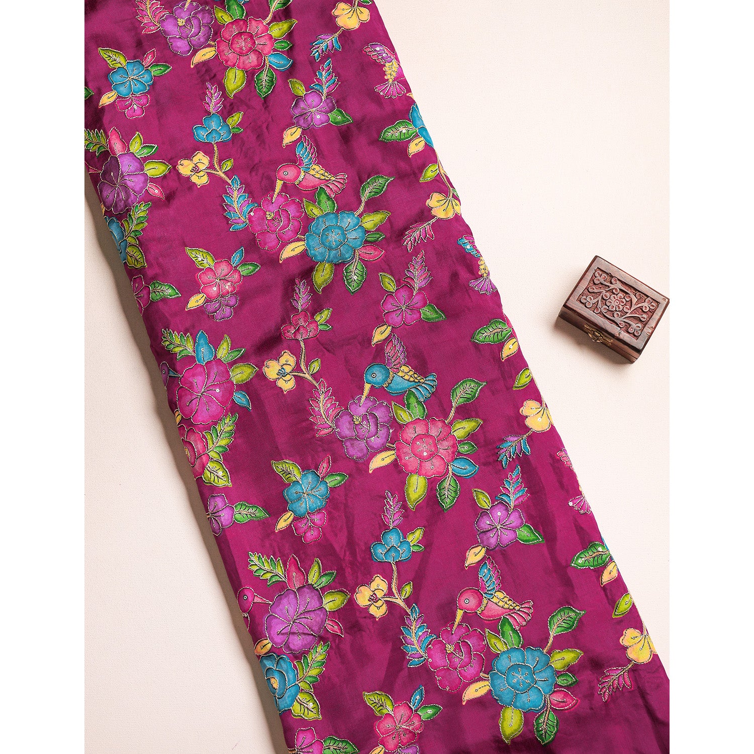 DOLA SILK EMBROIDERED FABRIC