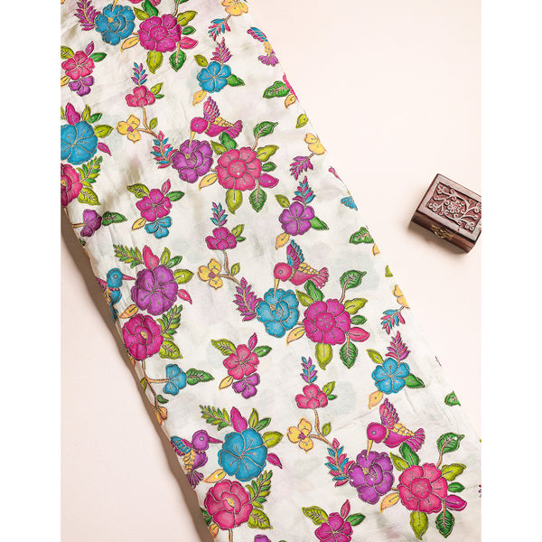 DOLA SILK EMBROIDERED FABRIC