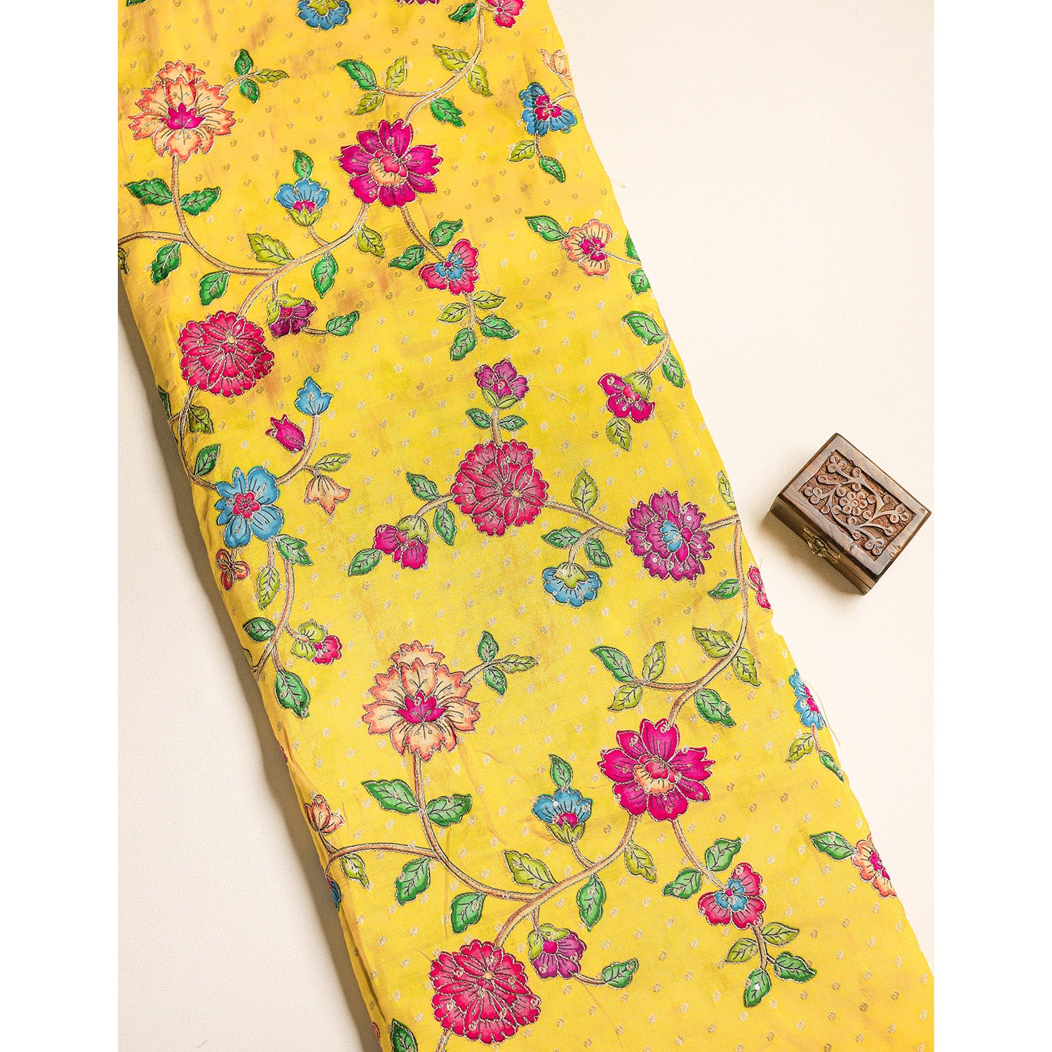 DOLA SILK EMBROIDERED FABRIC