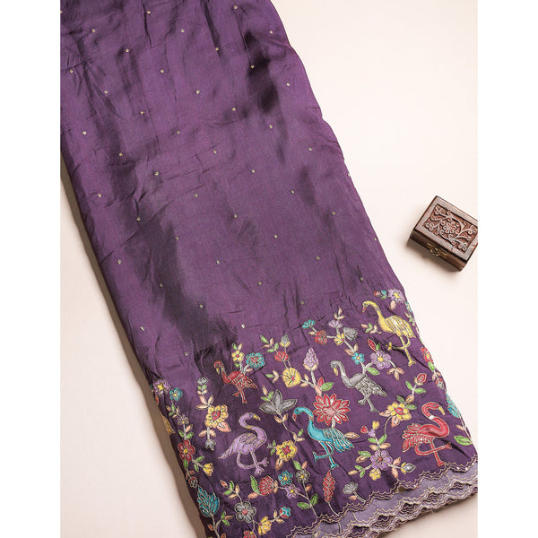 DOLA SILK EMBROIDERED FABRIC