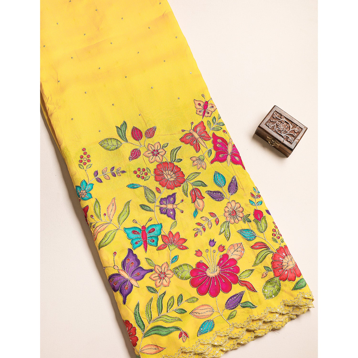 DOLA SILK EMBROIDERED FABRIC