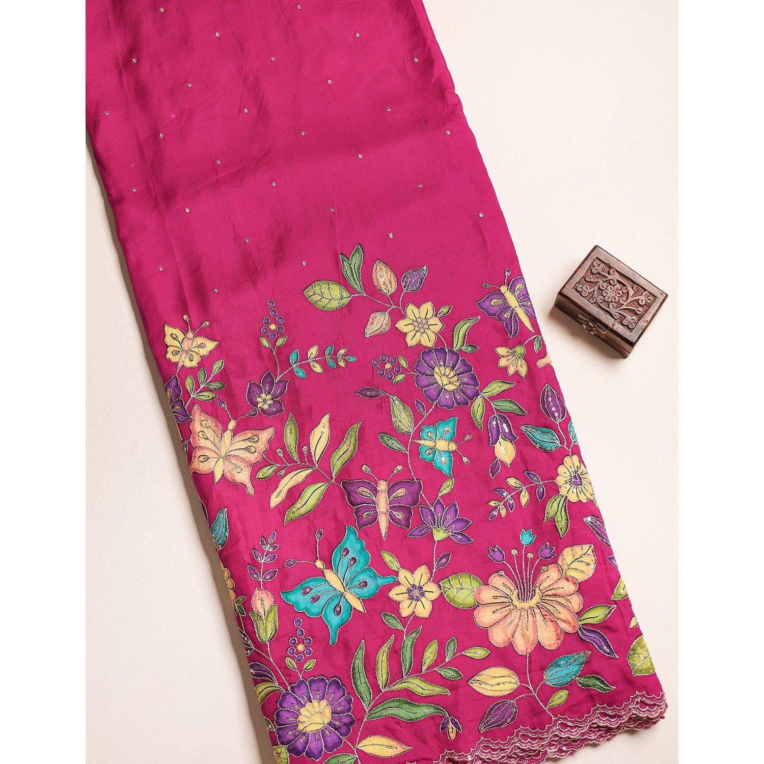 DOLA SILK EMBROIDERED FABRIC