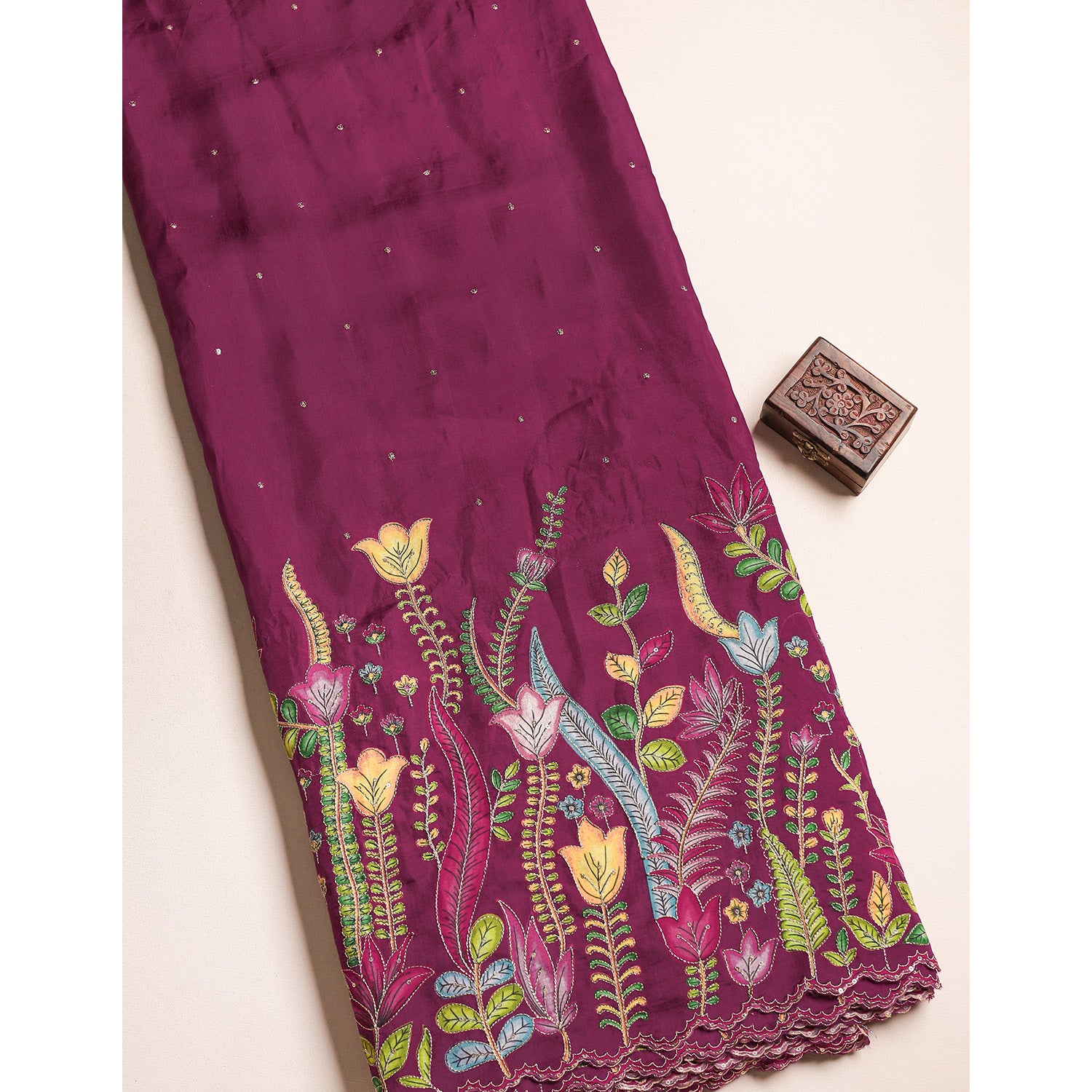 DOLA SILK EMBROIDERED FABRIC