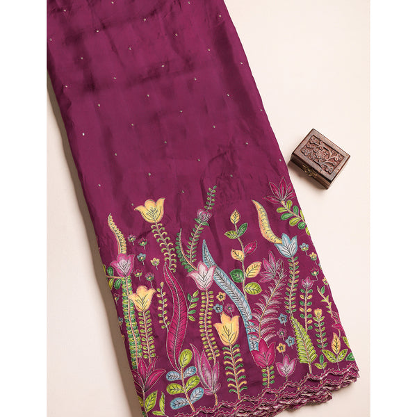 DOLA SILK EMBROIDERED FABRIC