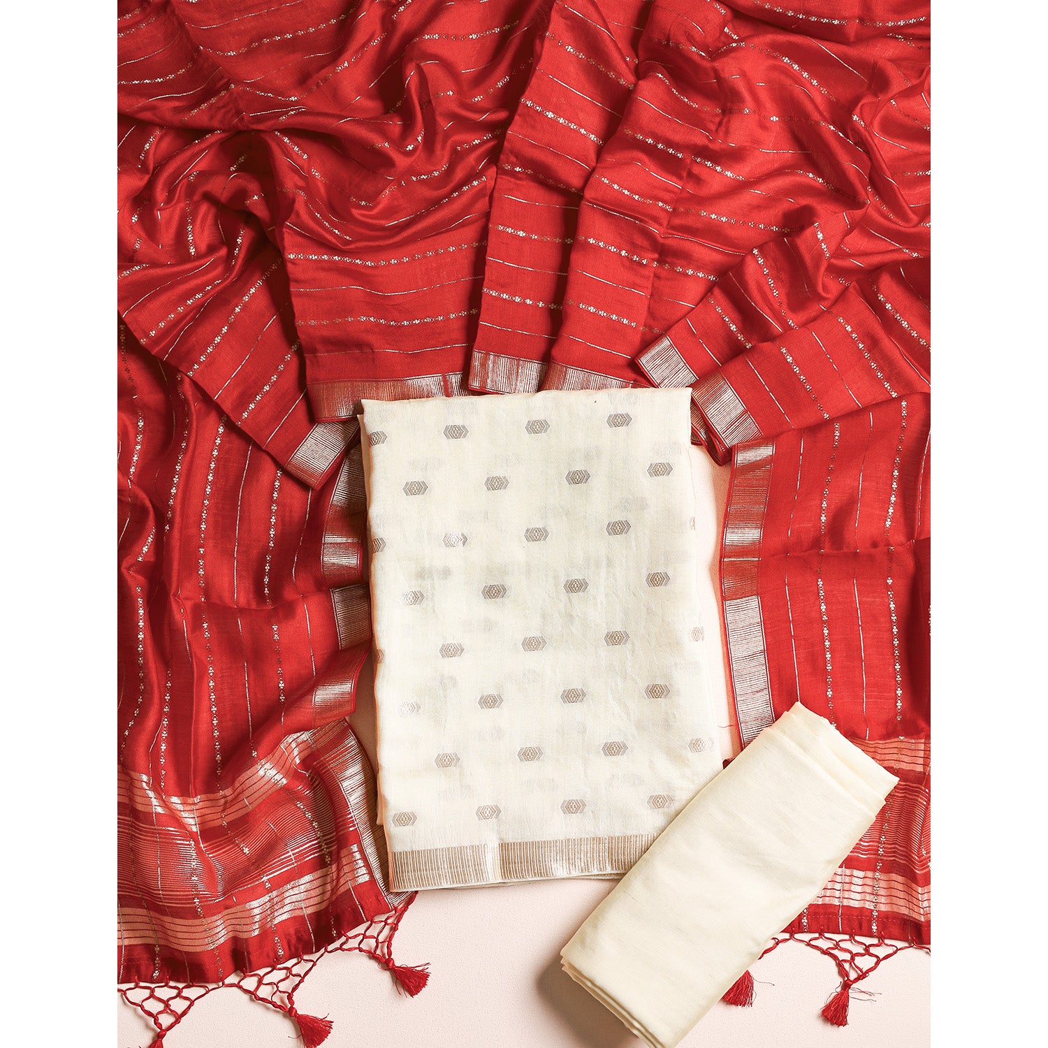 ZAREESHA BANARAS SUIT SET