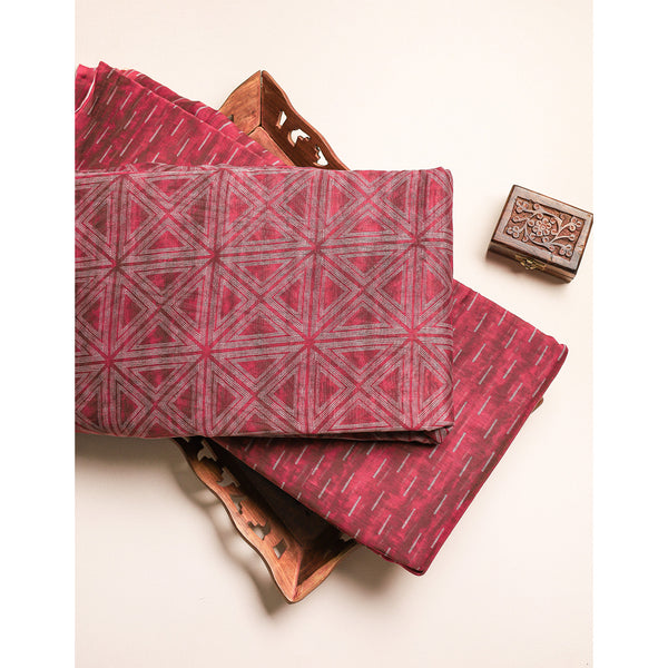 PURE MALAI CHANDERI PRINTED MIX & MATCH