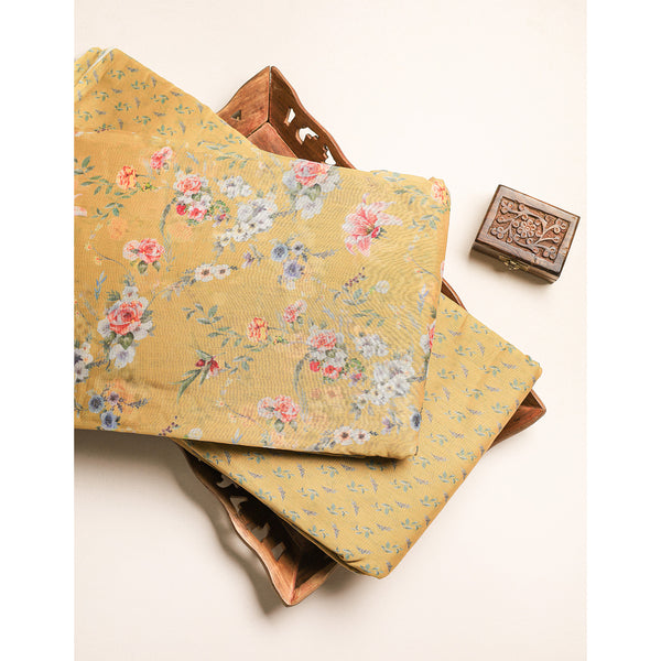 PURE MALAI CHANDERI PRINTED MIX & MATCH