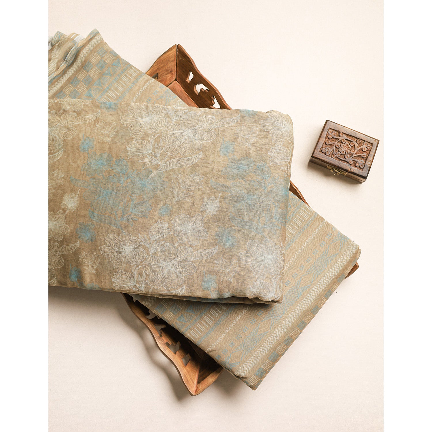 PURE MALAI CHANDERI PRINTED MIX & MATCH