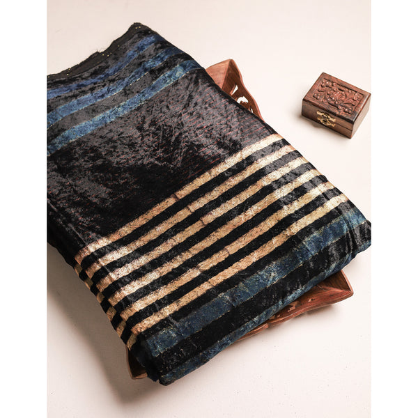 AJRAKH PRINTED VELVET FABRIC