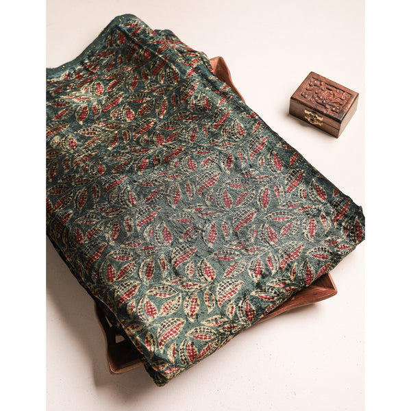 AJRAKH PRINTED VELVET FABRIC