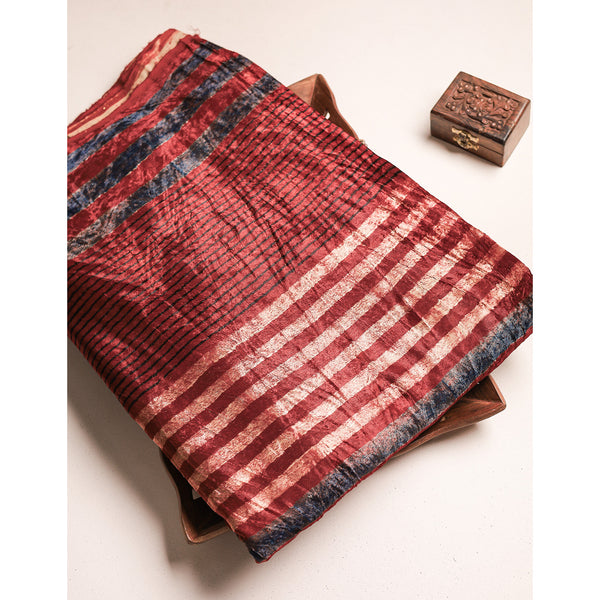 AJRAKH PRINTED VELVET FABRIC