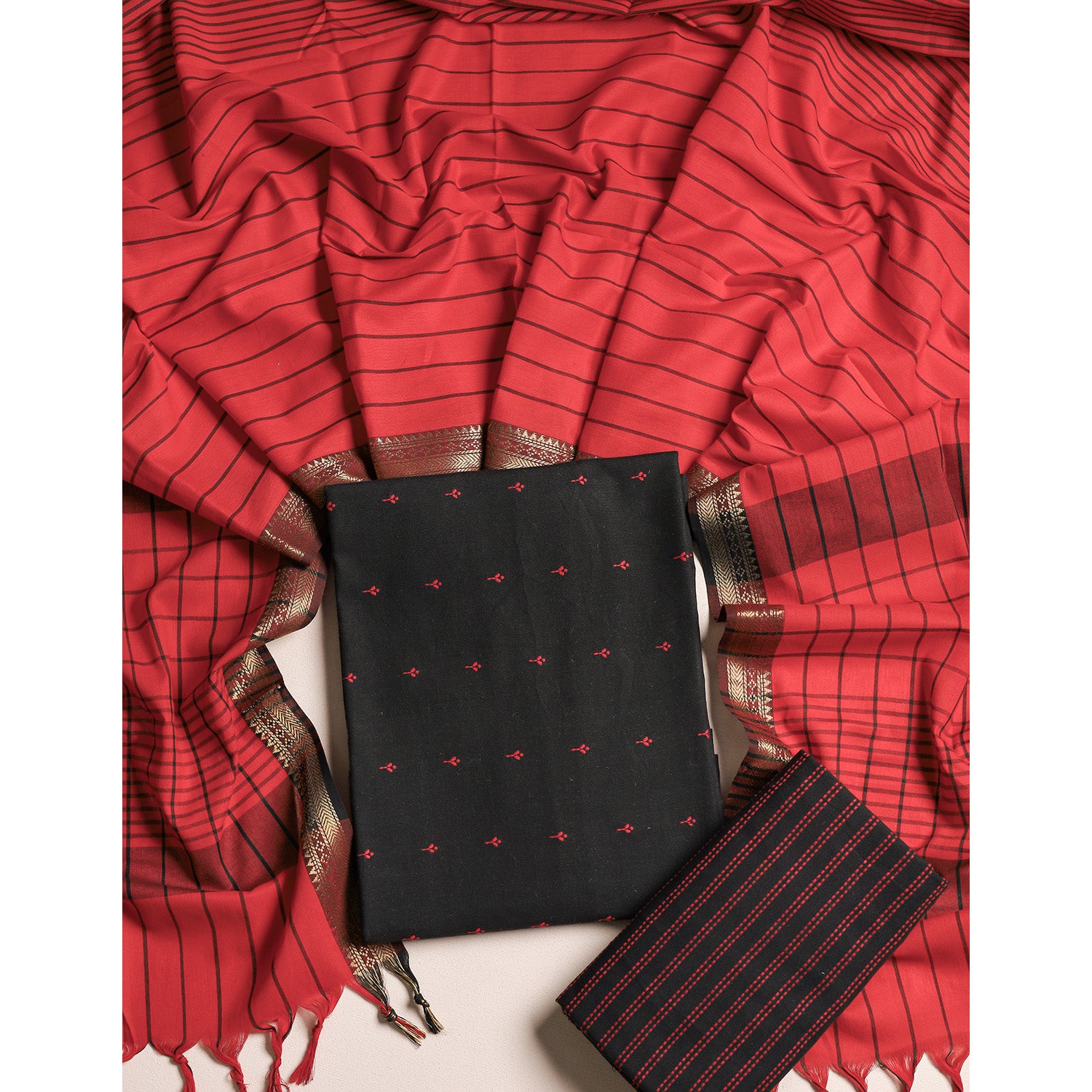 COTTON WOVEN SUIT SET