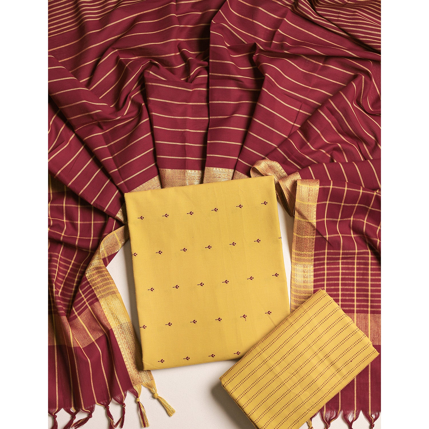 COTTON WOVEN SUIT SET