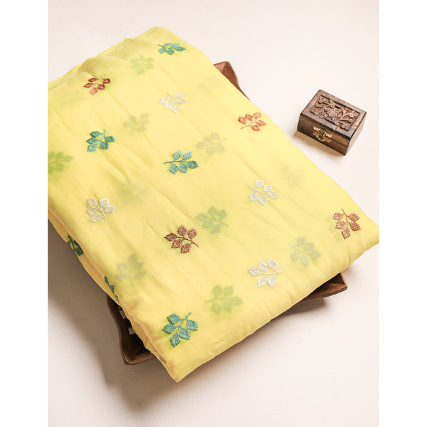 COTTON EMBROIDERED FABRIC