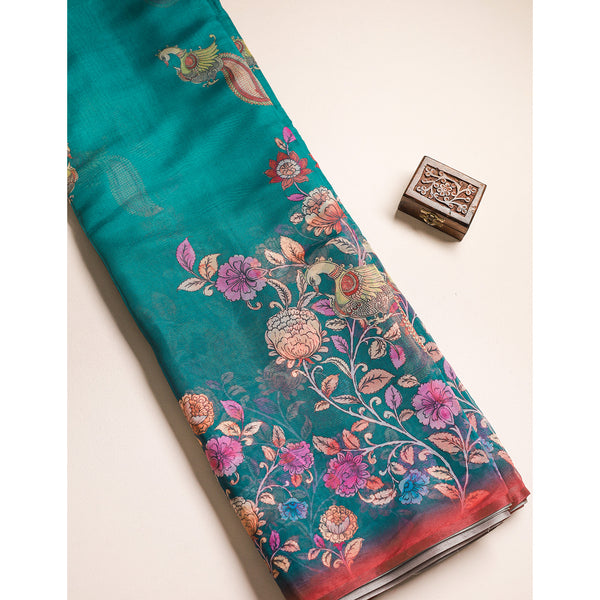 ORGANZA PRINTED FABRIC