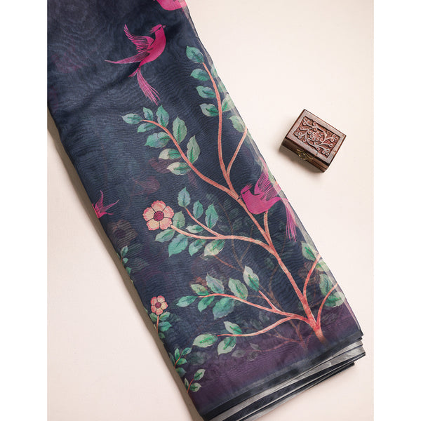 ORGANZA PRINTED FABRIC