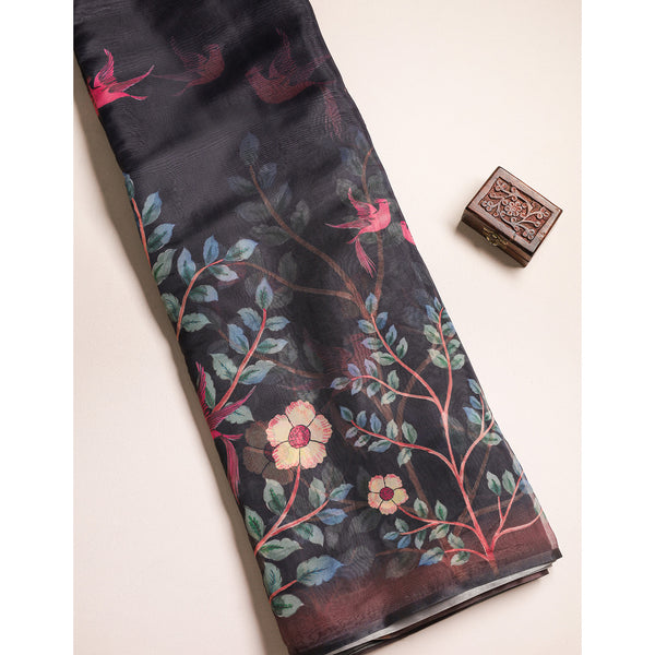 ORGANZA PRINTED FABRIC