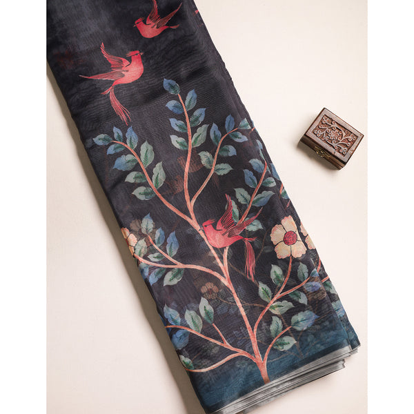 ORGANZA PRINTED FABRIC