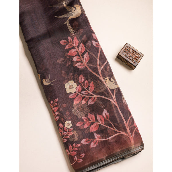 ORGANZA PRINTED FABRIC