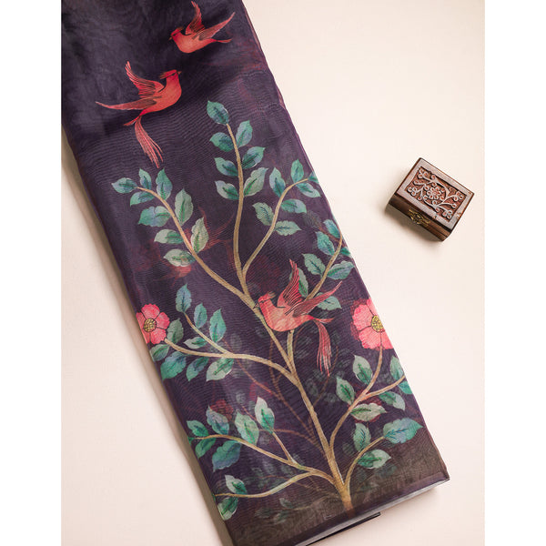 ORGANZA PRINTED FABRIC