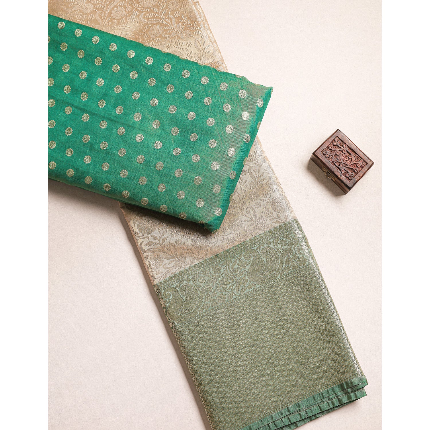 TISSUE SILK-BROCADE MIX & MATCH