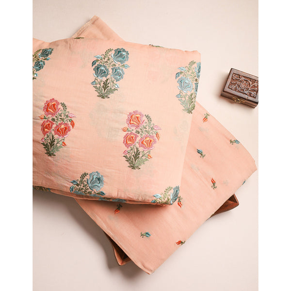 MALAI CHANDERI EMBROIDERED FABRICS