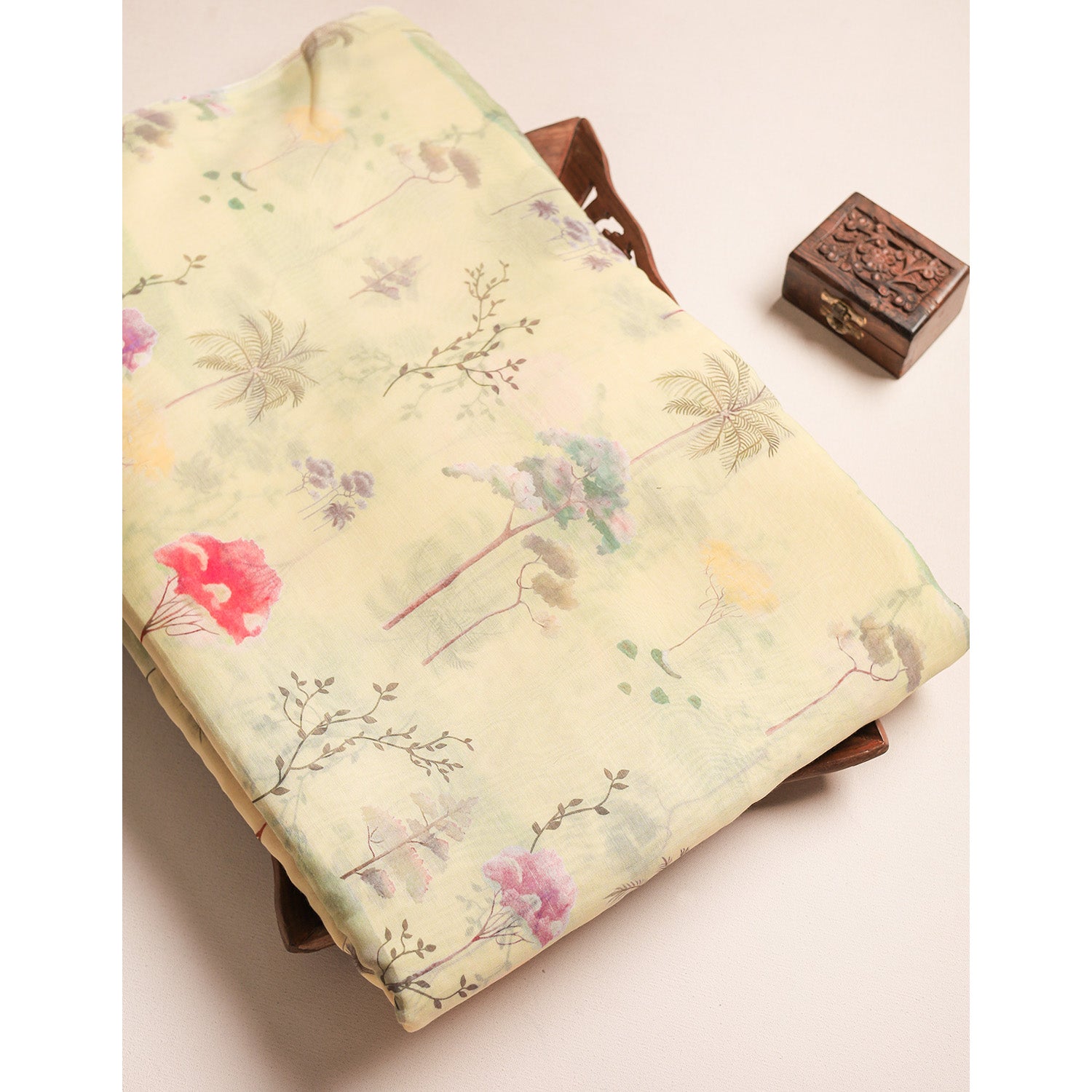 CHANDERI PRINTED FABRIC