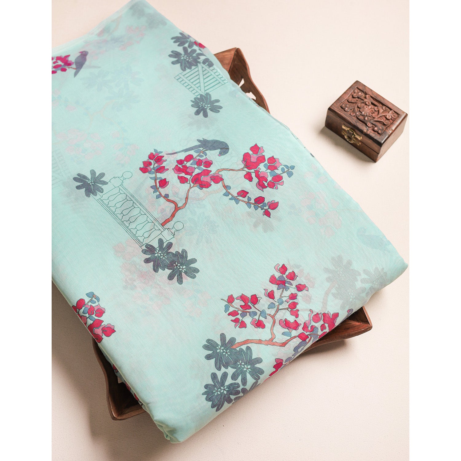 CHANDERI PRINTED FABRIC