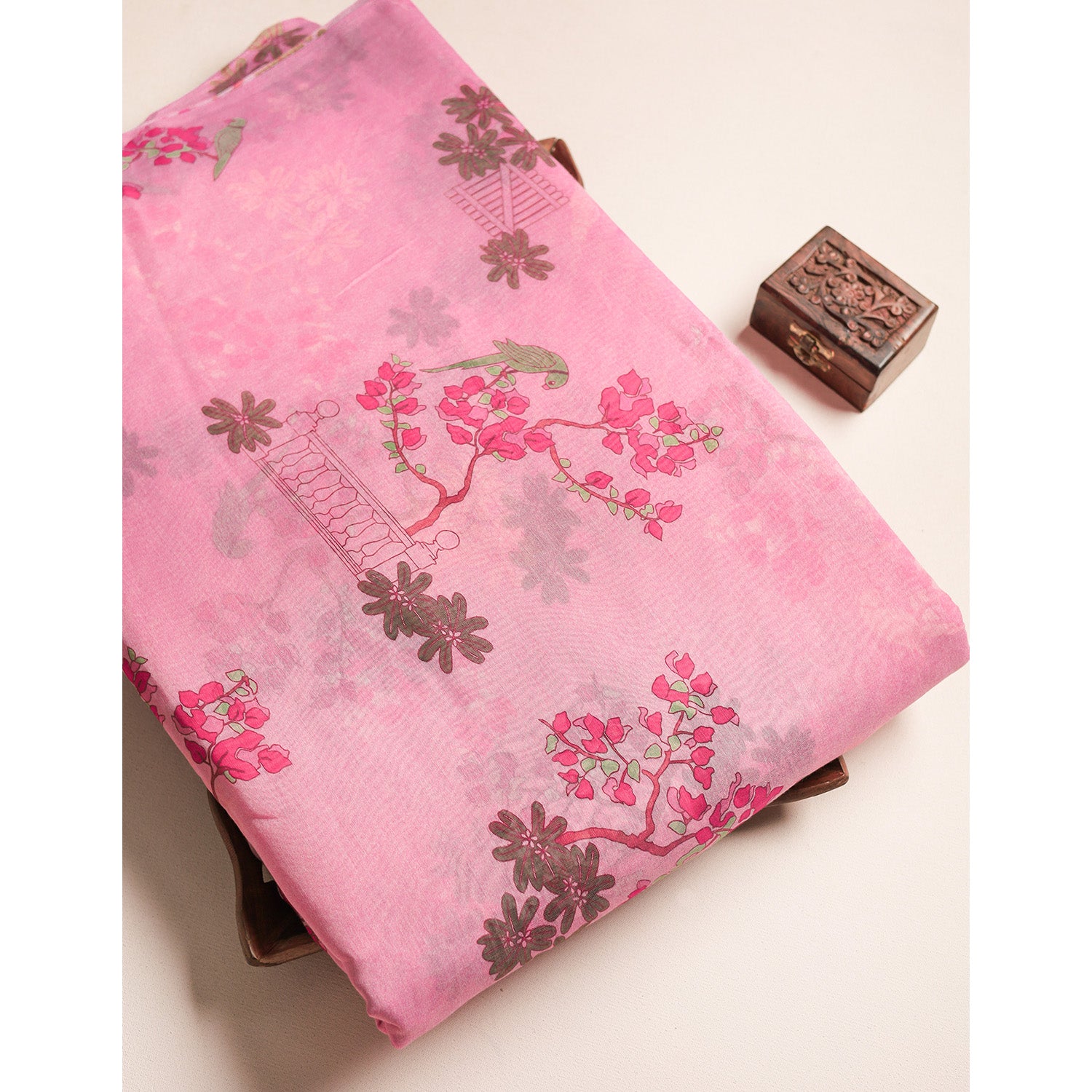 CHANDERI PRINTED FABRIC