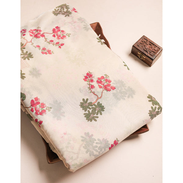 CHANDERI PRINTED FABRIC