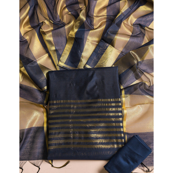 TISSUE CHANDERI SUIT SET