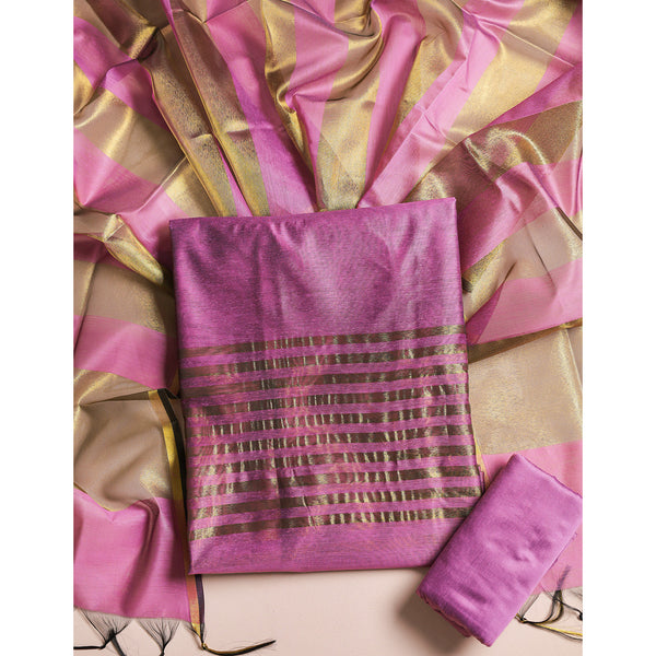 TISSUE CHANDERI SUIT SET