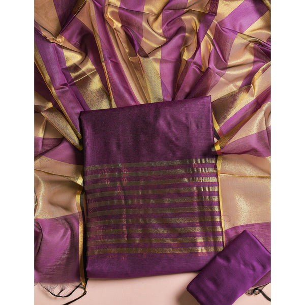 TISSUE CHANDERI SUIT SET