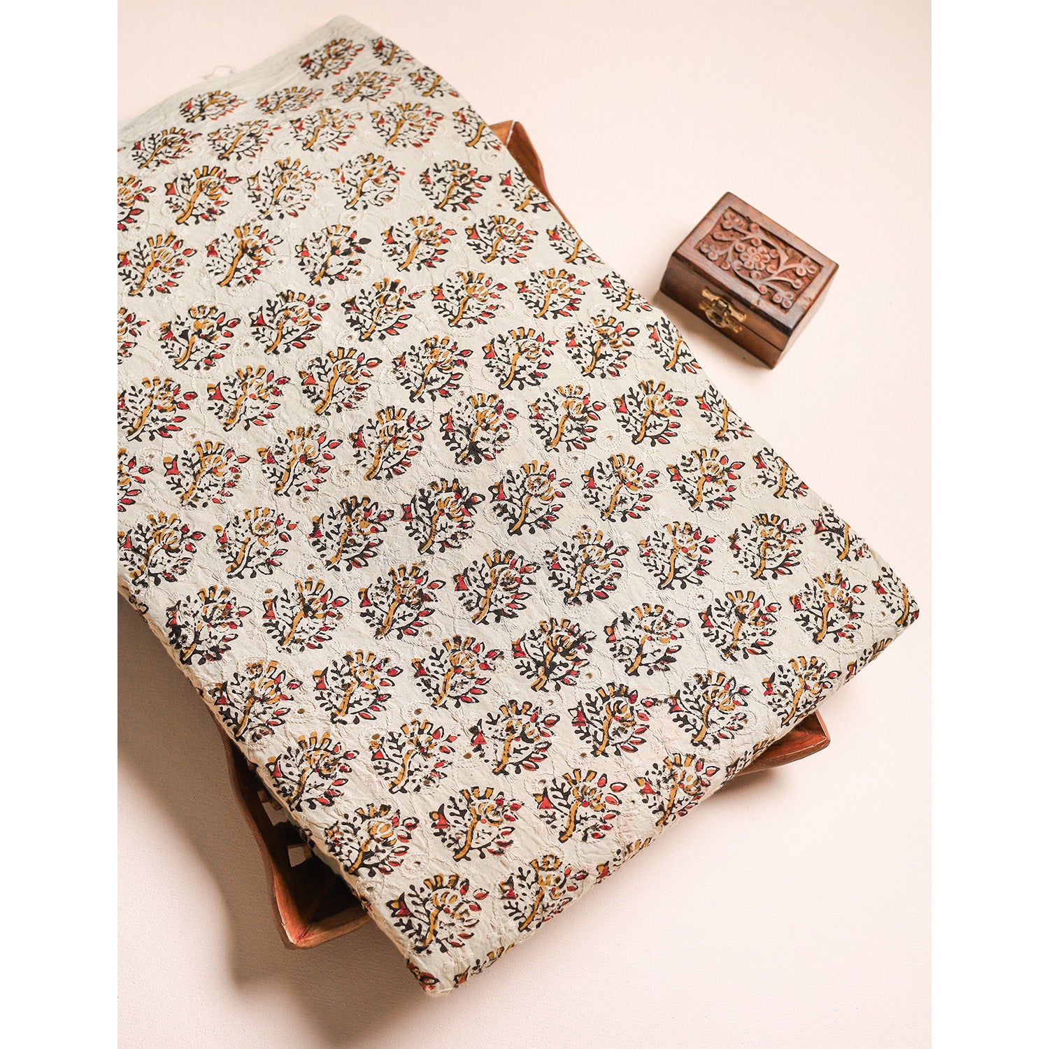 COTTON HAKOBA HANDBLOCK PRINTED FABRIC