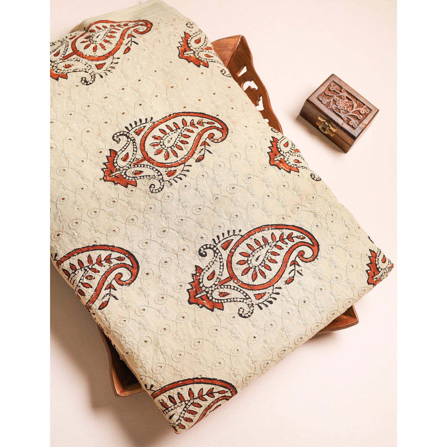 COTTON HAKOBA HANDBLOCK PRINTED FABRIC