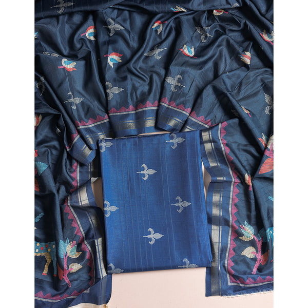 SEMI TUSSAR 2 PIECE SUIT SET