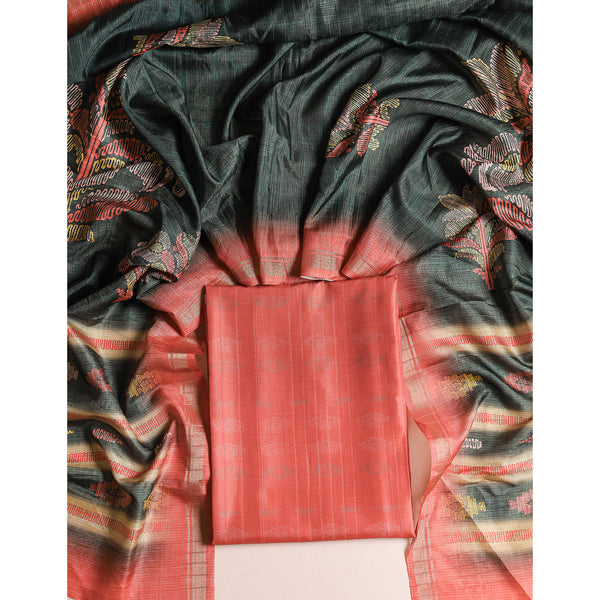 SEMI TUSSAR 2 PIECE SUIT SET