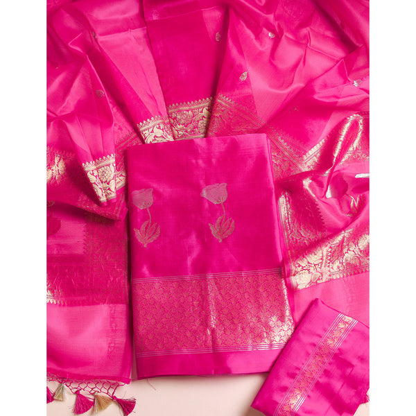 PURE BANARASI SILK SUIT SET