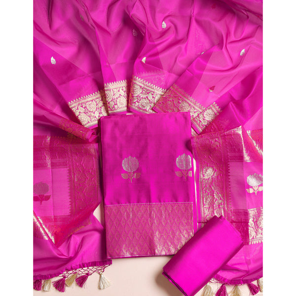 PURE BANARASI SILK SUIT SET