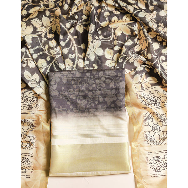 SEMI TUSSAR 2 PIECE SUIT SET