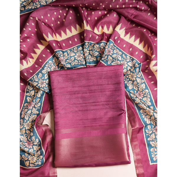 SEMI TUSSAR 2 PIECE SUIT SET