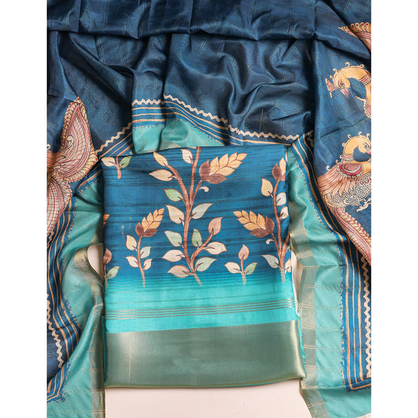 SEMI TUSSAR 2 PIECE SUIT SET