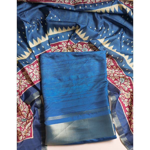 SEMI TUSSAR 2 PIECE SUIT SET