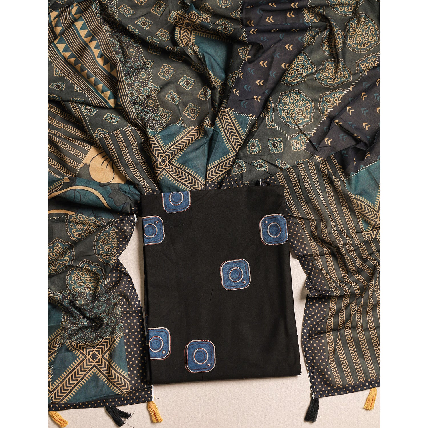 COTTON 2 PIECE SUIT SET