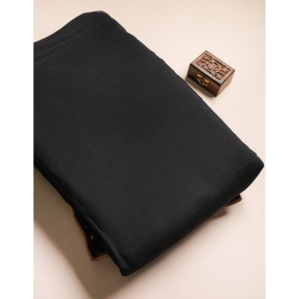 PURE BANARASI MUL CHANDERI DYED FABRIC