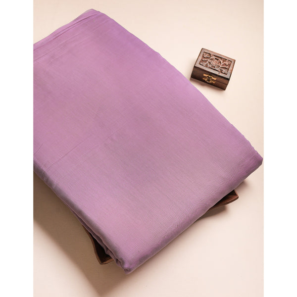 PURE BANARASI MUL CHANDERI DYED FABRIC