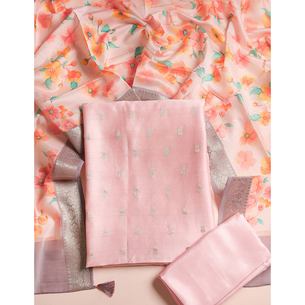 ZAVYA - PURE BANARASI SILK SUIT SET