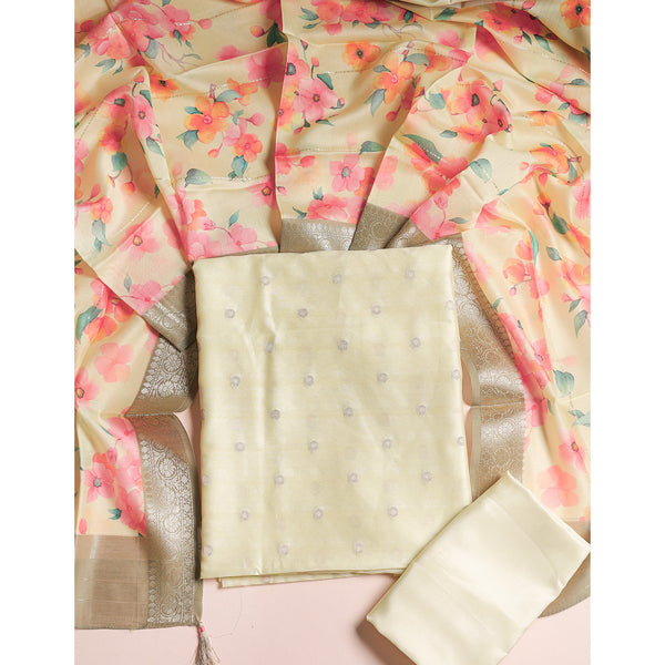 ZAVYA - PURE BANARASI SILK SUIT SET