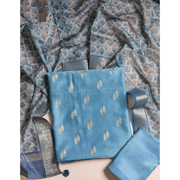 ZAVYA - PURE BANARASI SILK SUIT SET